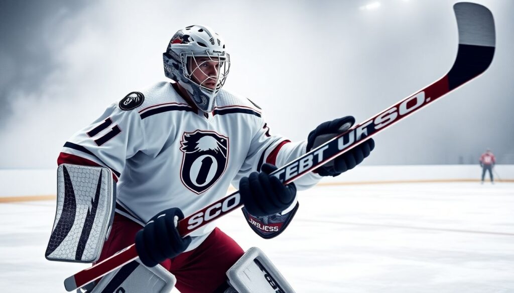 Как выбрать клюшку вратарю: советы по размеру и стилю - иллюстрация