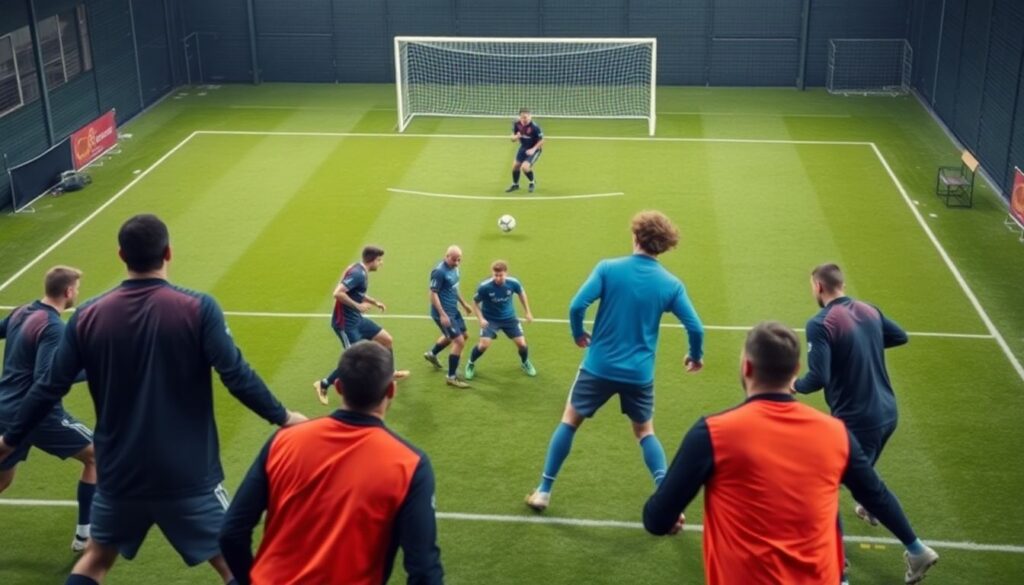 Обучение выходу из ворот под давление - иллюстрация