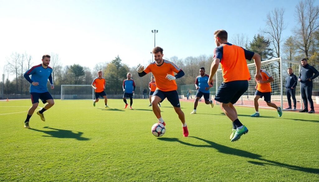 Обучение выходу из ворот под давление - иллюстрация