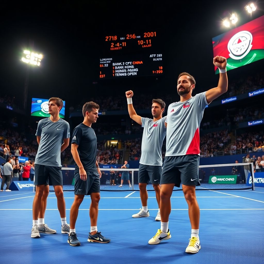 Рублев и Хачанов уступили Музетти и Сонего в финале Atp 250 Гонконг