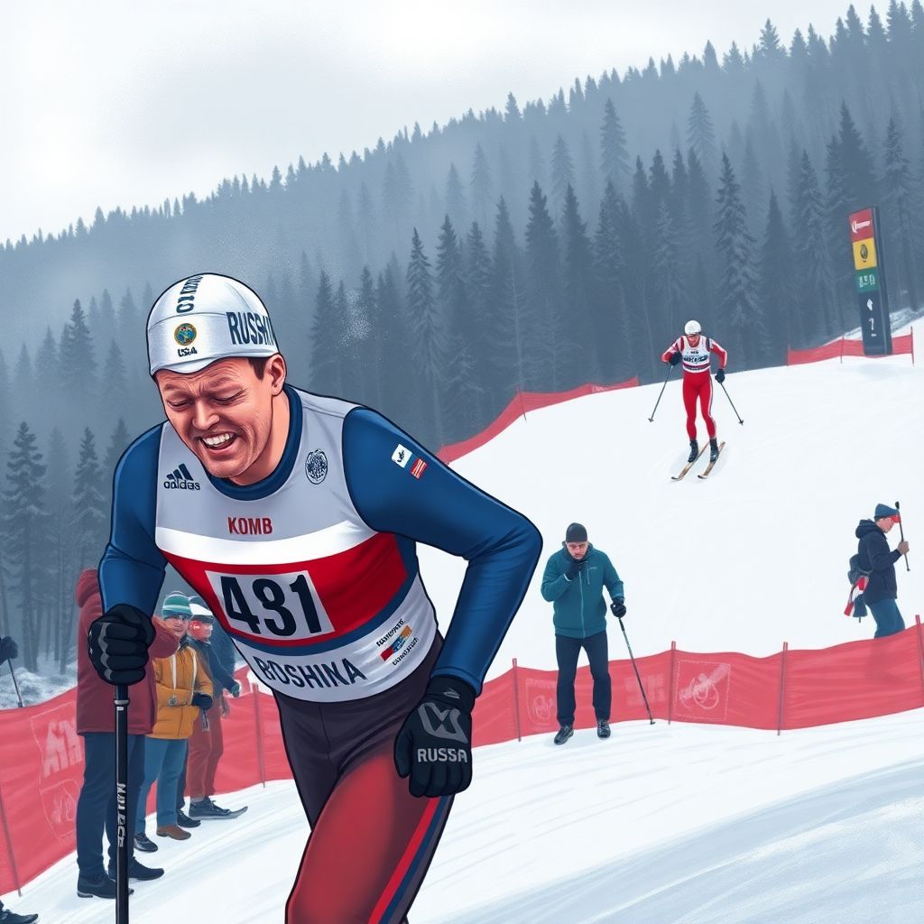 Большунов сорвался на финише: болезненный сбой лидера сезона в Сыктывкаре