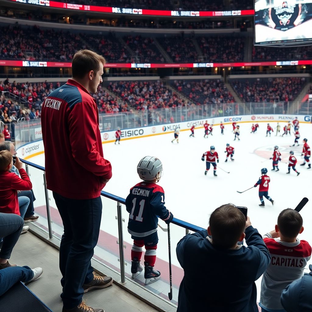Овечкин оставил «Вашингтон» без капитана ради дебюта сына на льду