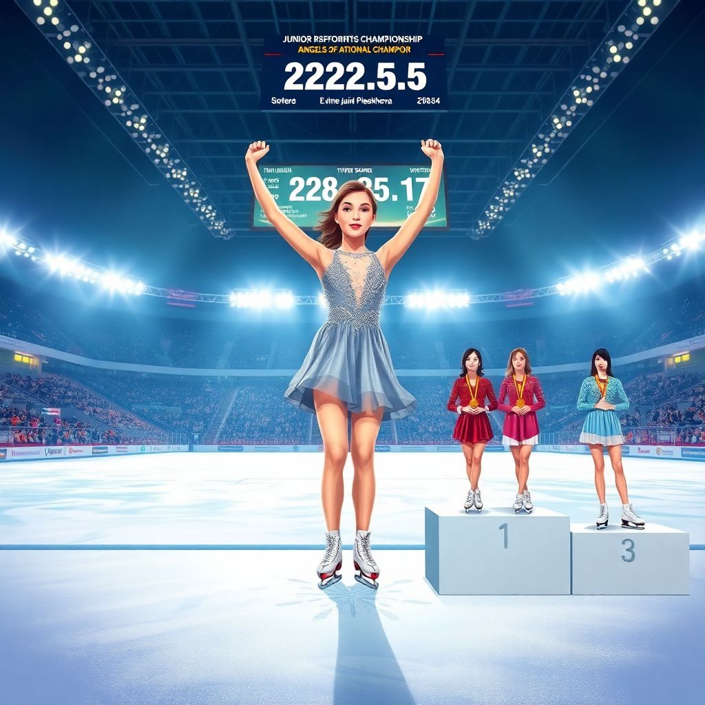 Костылева вновь сильнейшая юниорка России по фигурному катанию в Саранске