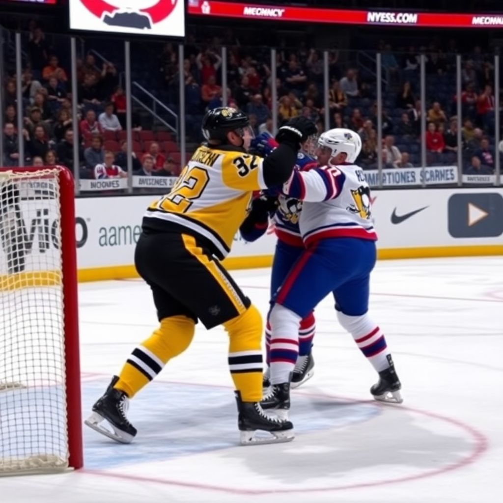 НХЛ дисквалифицировала Евгения Малкина за удар клюшкой по лицу соперника